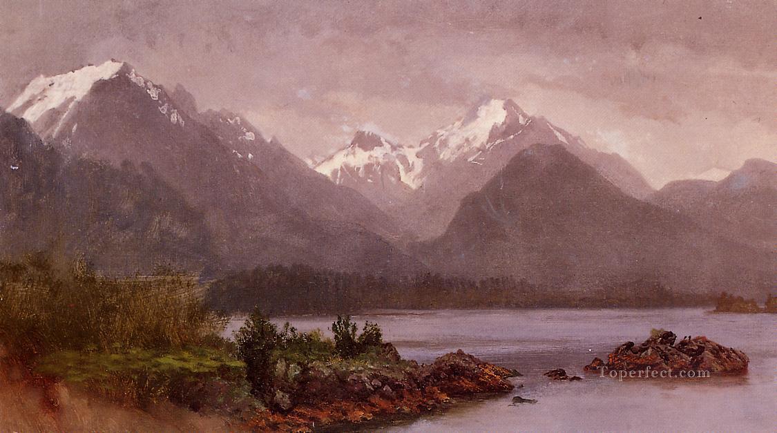 The Grand Tetons Wyoming Albert Bierstadt Landscape Oil Paintings